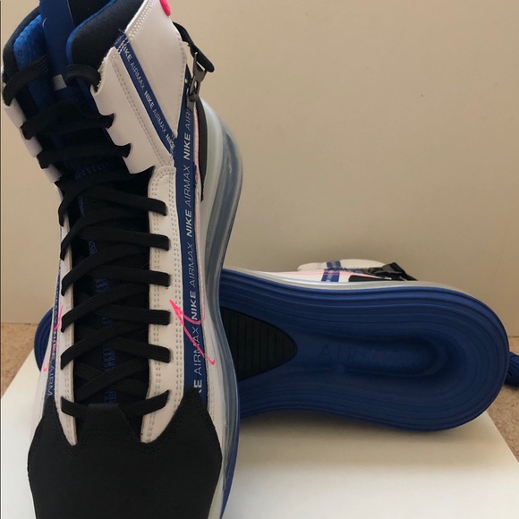 NIKE AIR MAX 720 SATRN - White/Pink Blast - Black - Picture 3 of 6